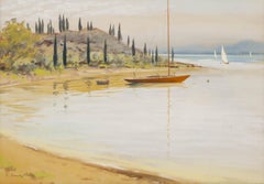 Victor Coverly-Price (1901-1988) - 20th Century Gouache, Lake Garda