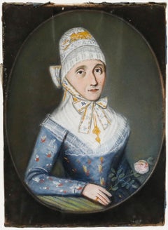 Fine Early 19th Century Pastel - Susane Maria