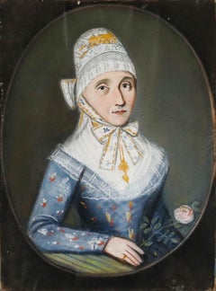 Fine Early 19th Century Pastel - Susane Maria