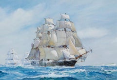 M. Batchelor - English School 20th Century Gouache, HMS Volage