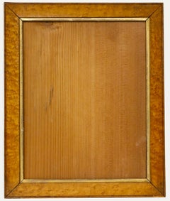 Marco antiguo de arce ojo de pájaro del siglo XIX