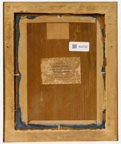 Marco antiguo de arce ojo de pájaro del siglo XIX