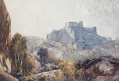George Robert Rushton RBA (1868-1948) - Watercolour, Les Beax, South of France
