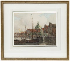Terrick Williams RA (1860-1936) - Framed Watercolour, Leyden, Holland