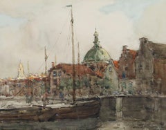 Terrick Williams RA (1860-1936) - Framed Watercolour, Leyden, Holland