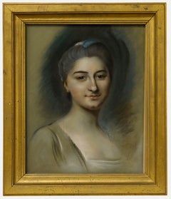 Nach Maurice Quentin de La Tour - Pastell des 20. Jahrhunderts, Melle de Lespinasse