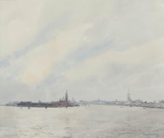John Newberry (b.1934) - Framed 20th Century Watercolour, View of Venice