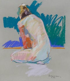 Richard J.S. Young - 2000 Pastel, Seated Nude