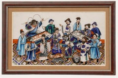 Chinese School 19th Century Watercolour - Outlaws of the Marsh