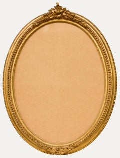 Ornate Late 19th Century Gilt Oval Picture Frame