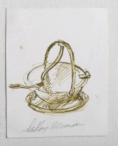 Zuccheriera, disegno a inchiostro firmato da LeRoy Neiman