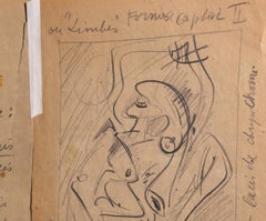Formes Captives II, disegno di André Masson