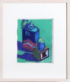 I Block and Oil Can from Grown Ups, Pop Art Pastel by Darrell Fusaro