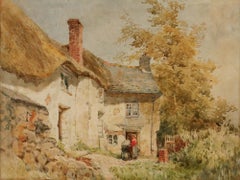 Walter Brooks Spong - Framed Early 20th Century Watercolour, Greenhill Cottage
