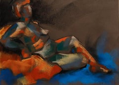 Geraldine Claire Guest - 20th Century Pastel, Nude in Technicolour