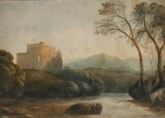 John Varley - Framed Early 19th Century Watercolour, Caernarfonshire