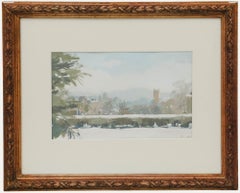 Anthony Gilbert - 1963 Gouache, Shortlands, Bromley