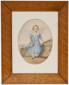 G. M. Mather (1800-1887) - 1849 Watercolour, Colonel John Leith-Ross as a Boy