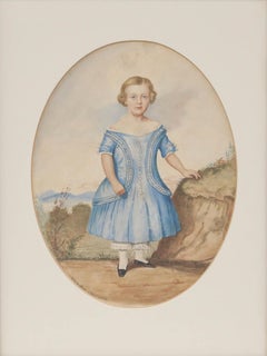 G. M. Mather (1800-1887) - 1849 Watercolour, Colonel John Leith-Ross as a Boy