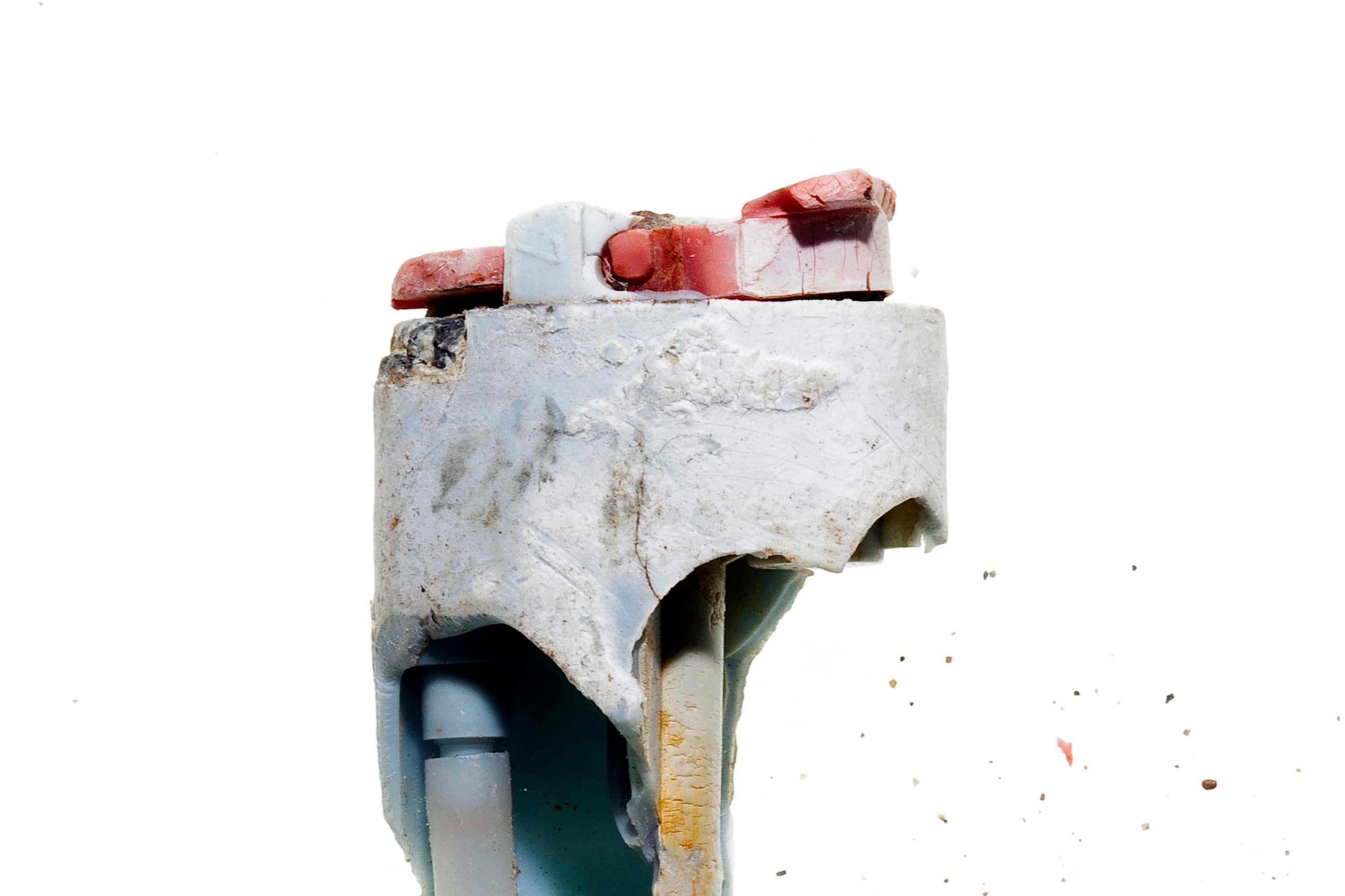 Contemporary 0006_Found-object photograph: lighter recovered on the coast of Menorca (Spain) For Sale