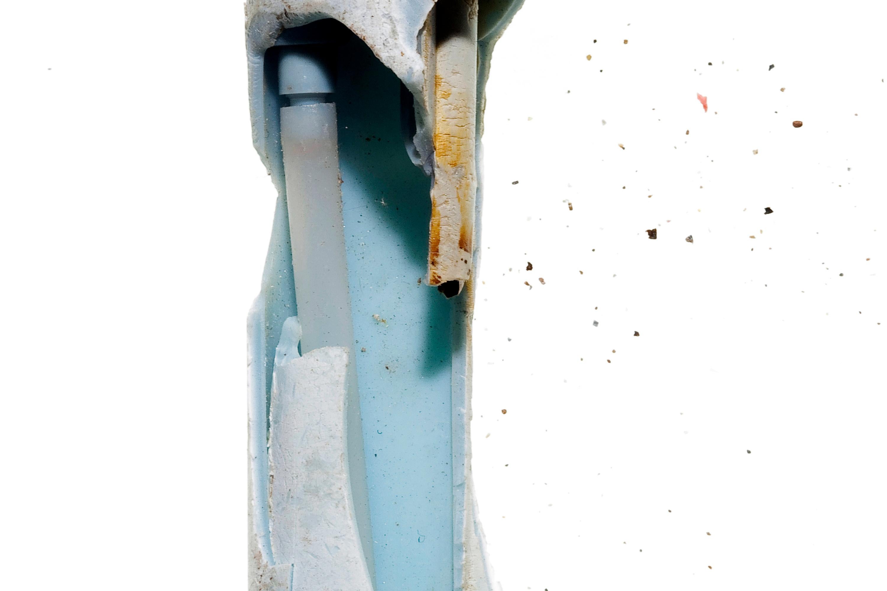 Paper 0006_Found-object photograph: lighter recovered on the coast of Menorca (Spain) For Sale