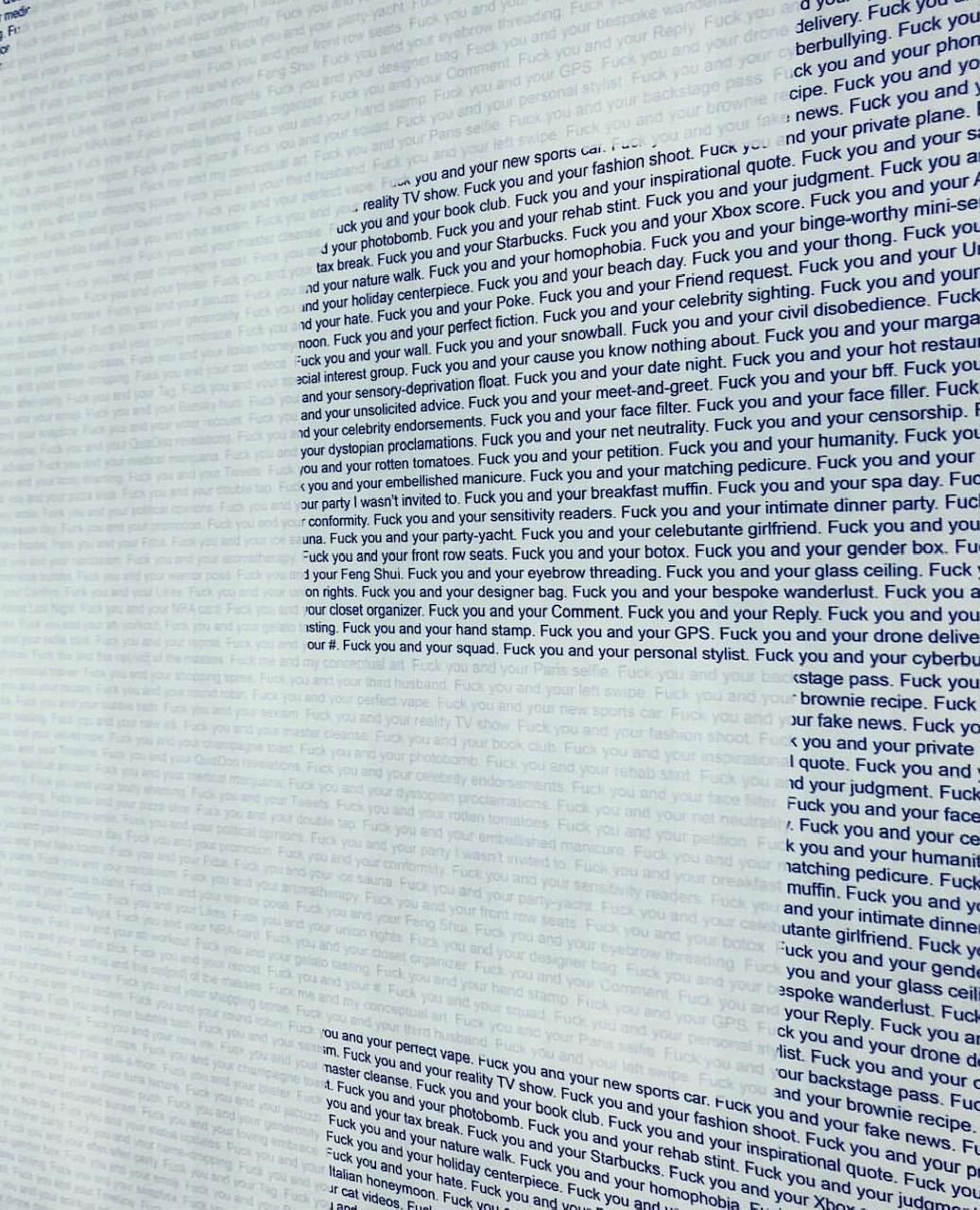 Si tratta di un ordine personalizzato. La produzione richiede dalle 4 alle 5 settimane prima della spedizione.
Leggi i dettagli prima di acquistare.
Questa è stata l'opera più fotografata ad Art Basel Miami 2018
presentato dall'artista concettuale