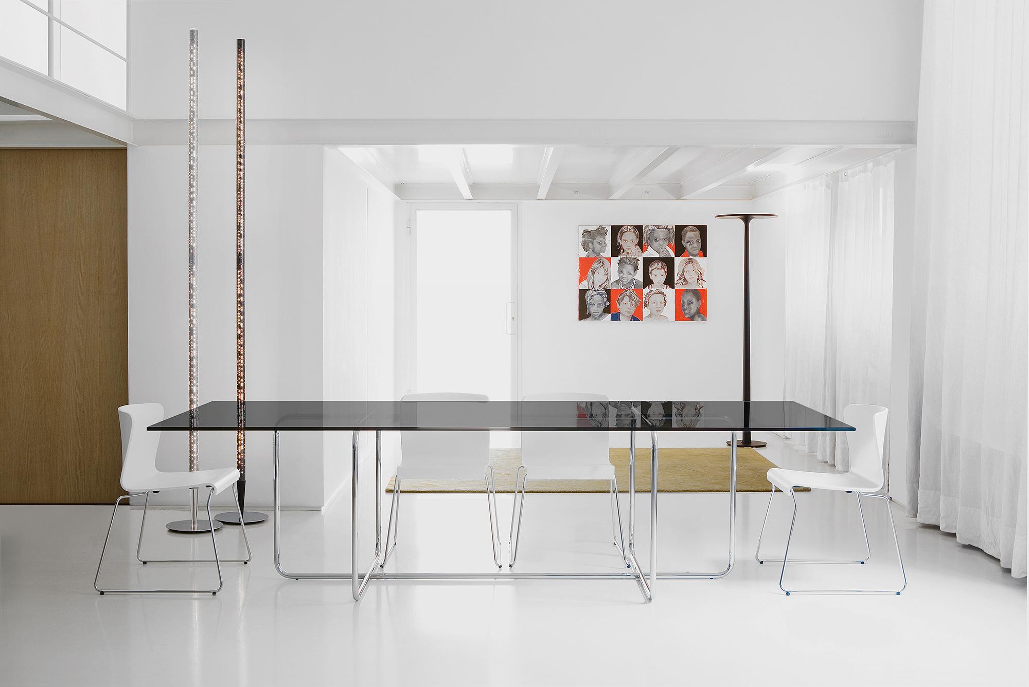 Moderne Table de salle à manger Crystal 002.09 XP par spHaus en vente