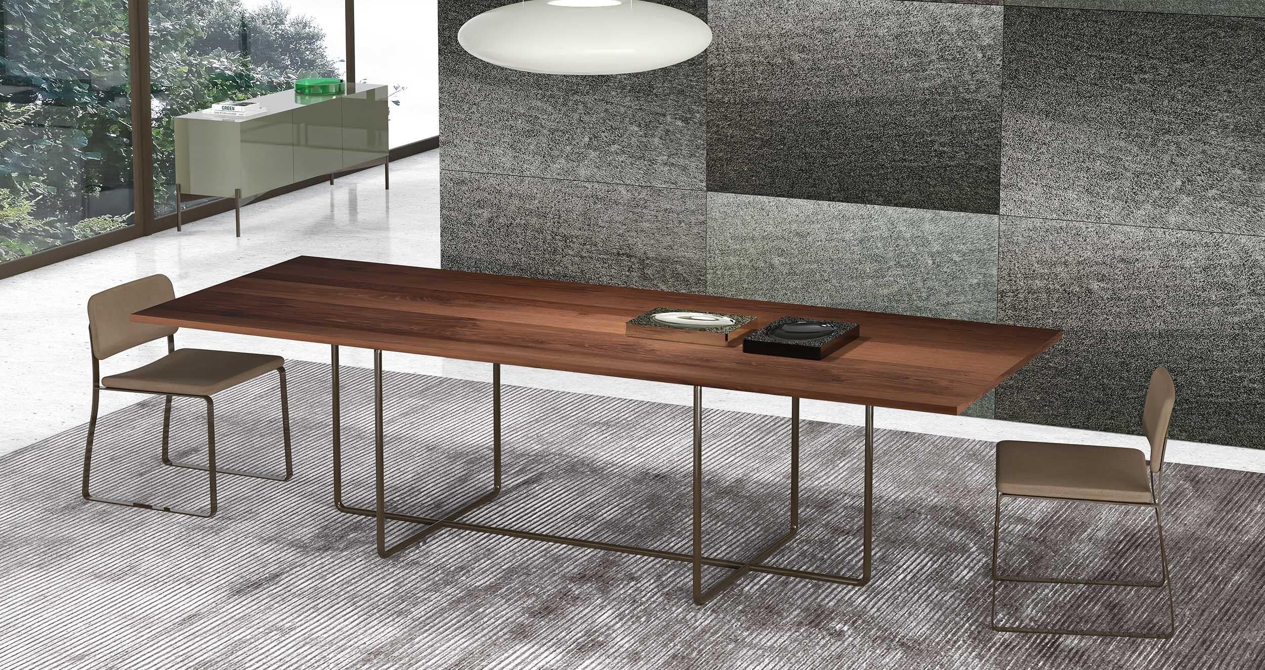 Moderne Table de salle à manger en bois 002.09 XP par spHaus en vente