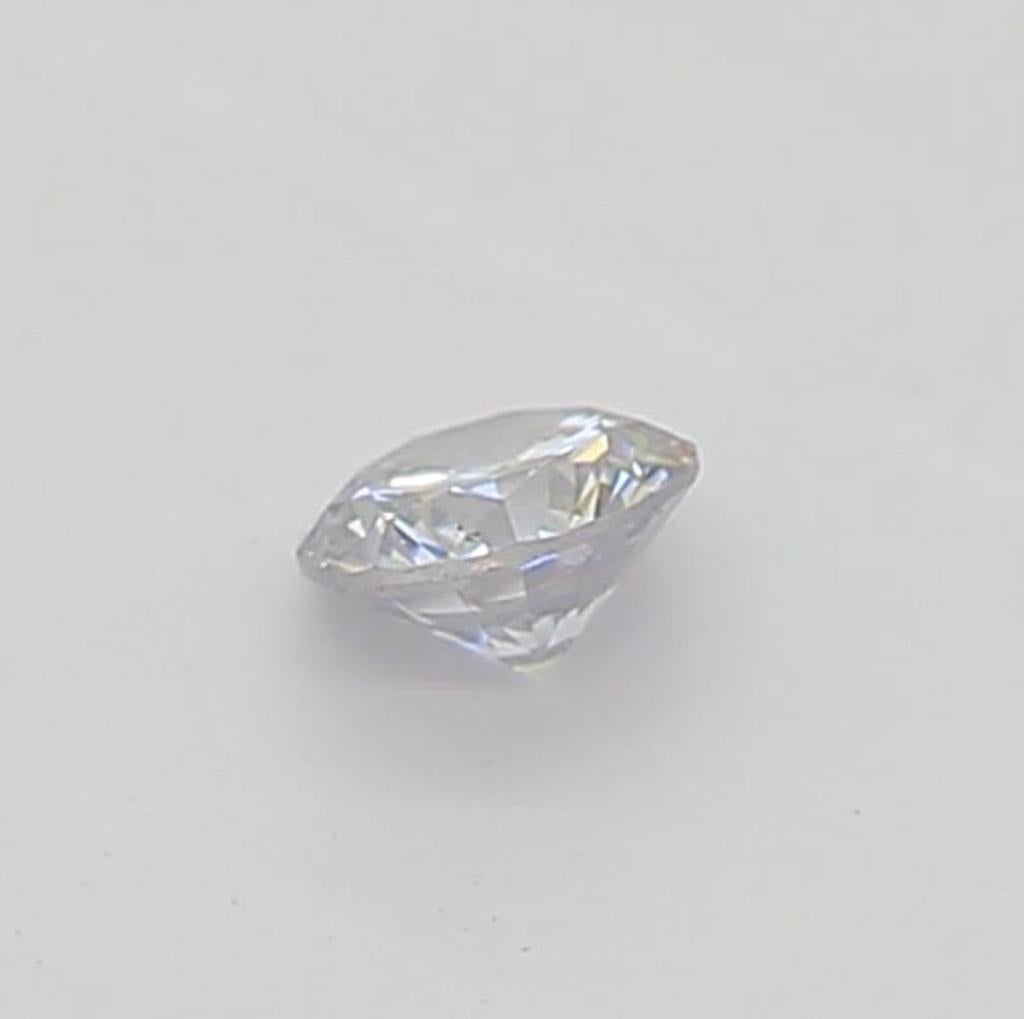0.05 Carat Light Bluish Gray Round Shaped Diamond VS2 Clarity CGL Certified In New Condition For Sale In Kowloon, HK