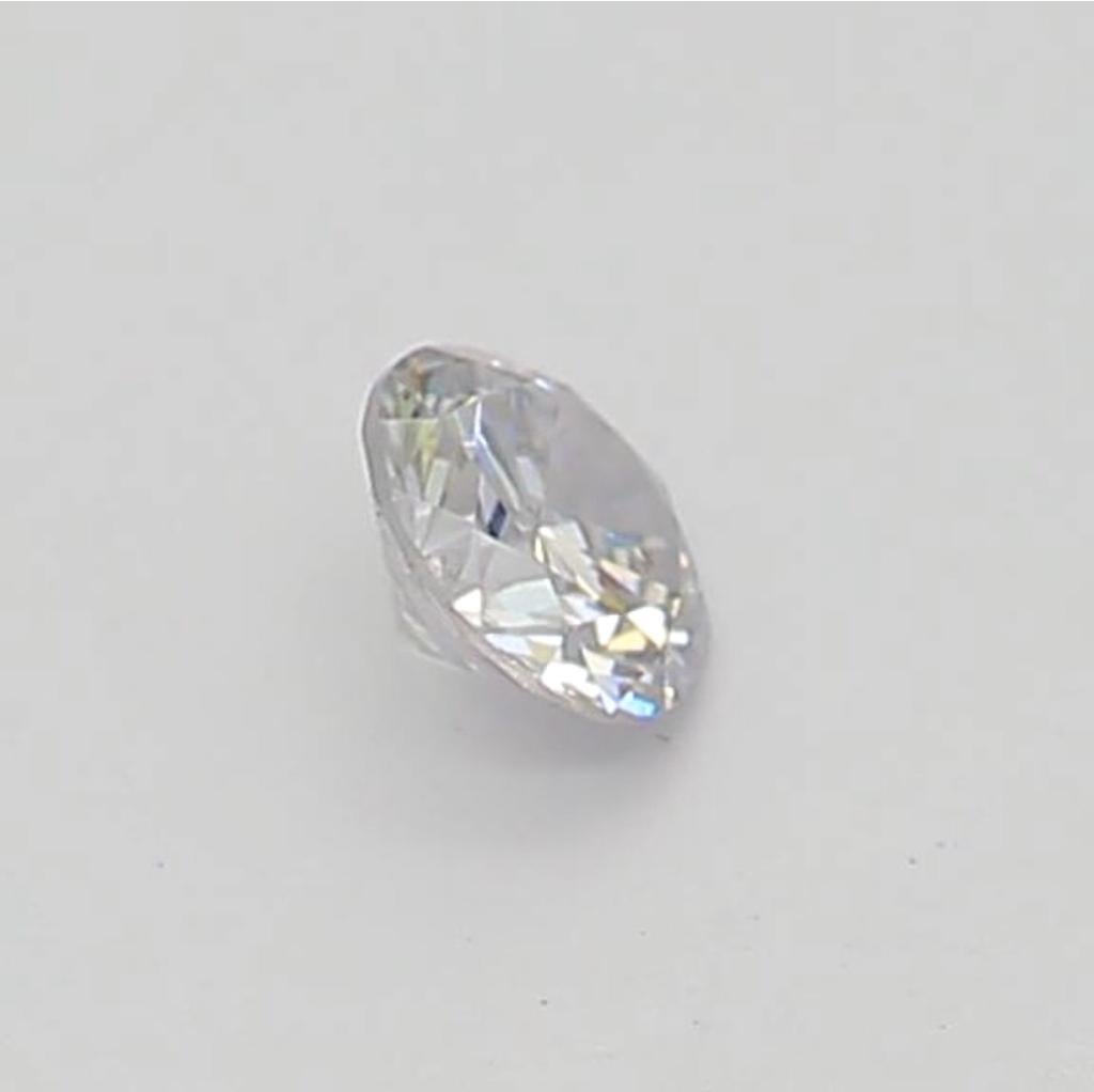 0.05 Carat Light Bluish Gray Round Shaped Diamond VS2 Clarity CGL Certified For Sale 2