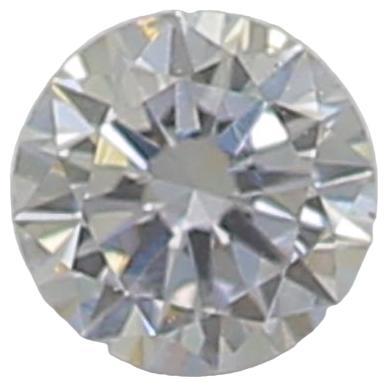 Diamant de forme ronde gris clair bleuté de 0,05 carat, pureté VS2, certifié CGL