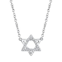 0.05ct Round Brilliant Cut Diamond Star of David Pendant 0.05ct Round Brilliant Cut Diamond Star of David Pendant