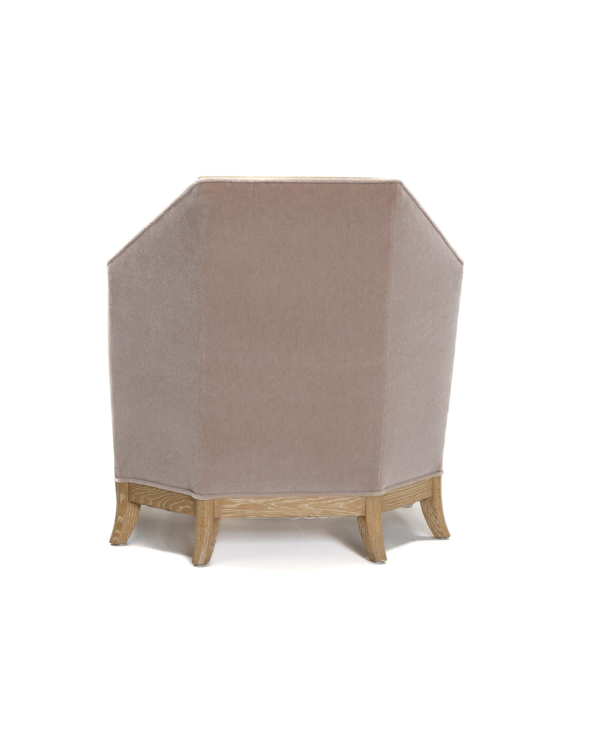 006 Chaise Crowne en Mohair en vente 5
