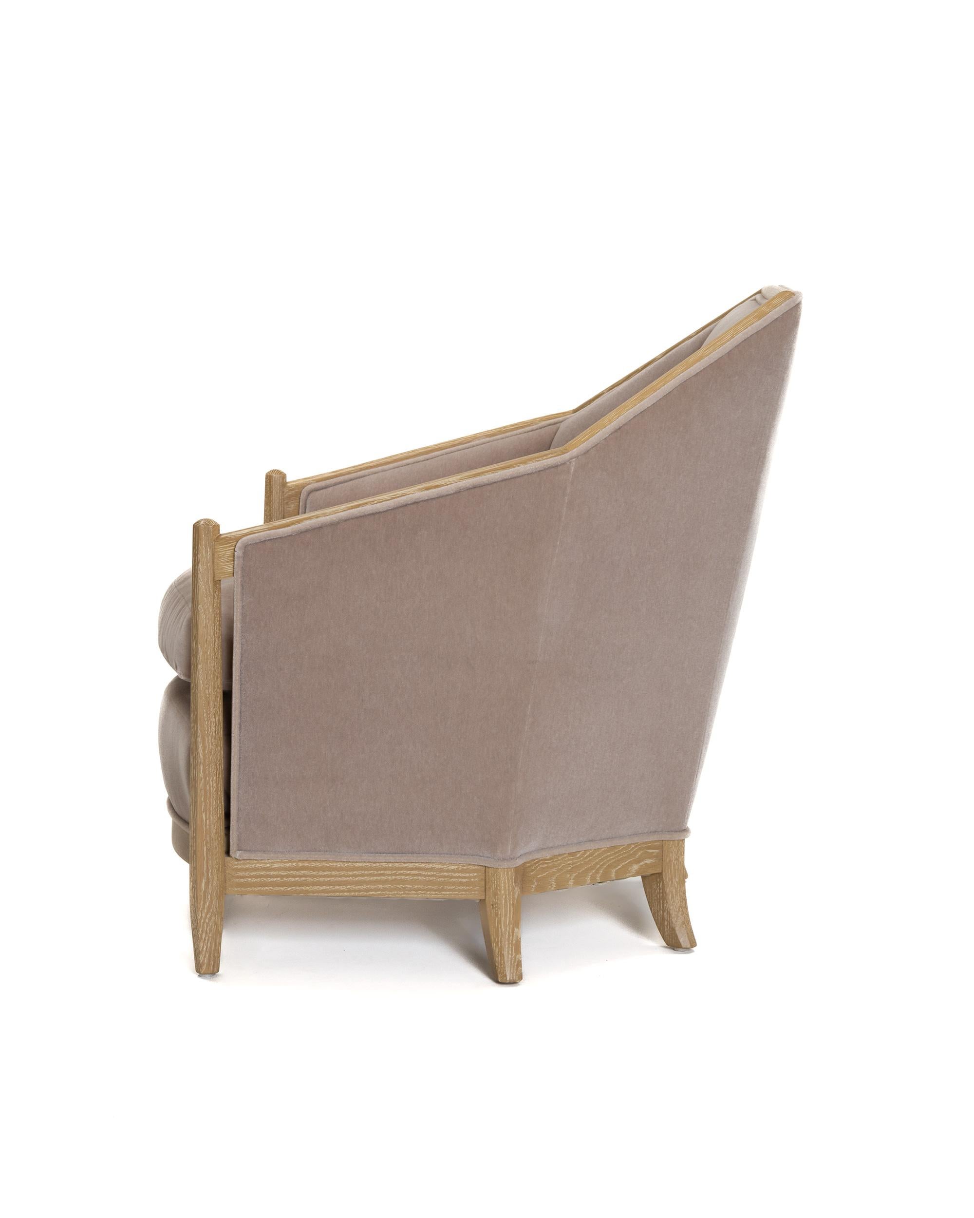 006 Chaise Crowne en Mohair en vente 4