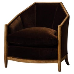 006 Chaise Crowne en Mohair