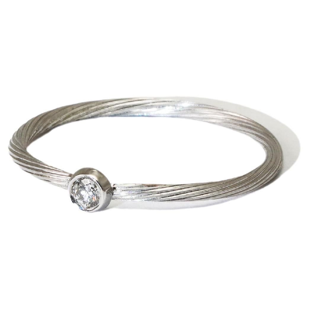0.07 Carat Diamond Ring For Sale