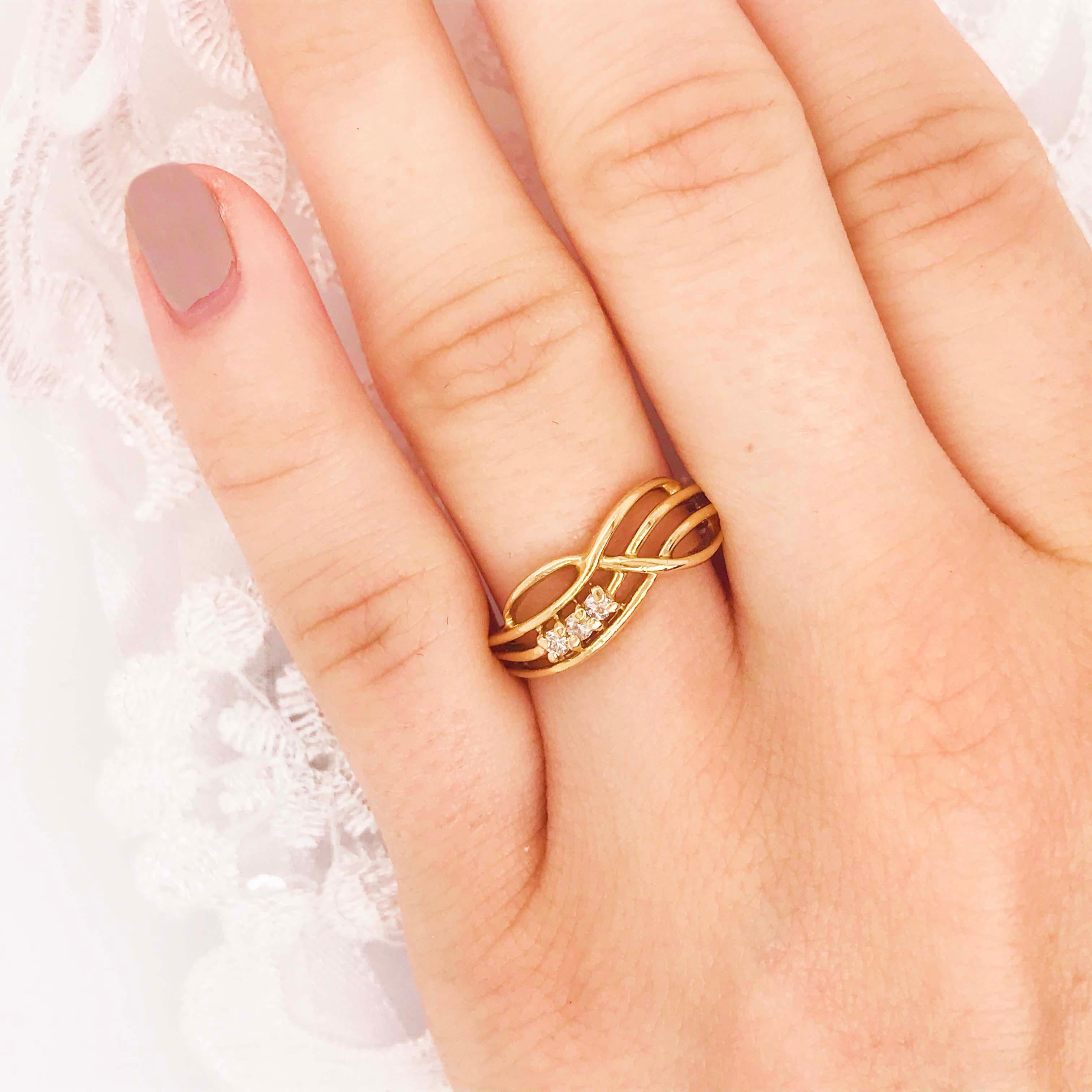 infinity gold ring design