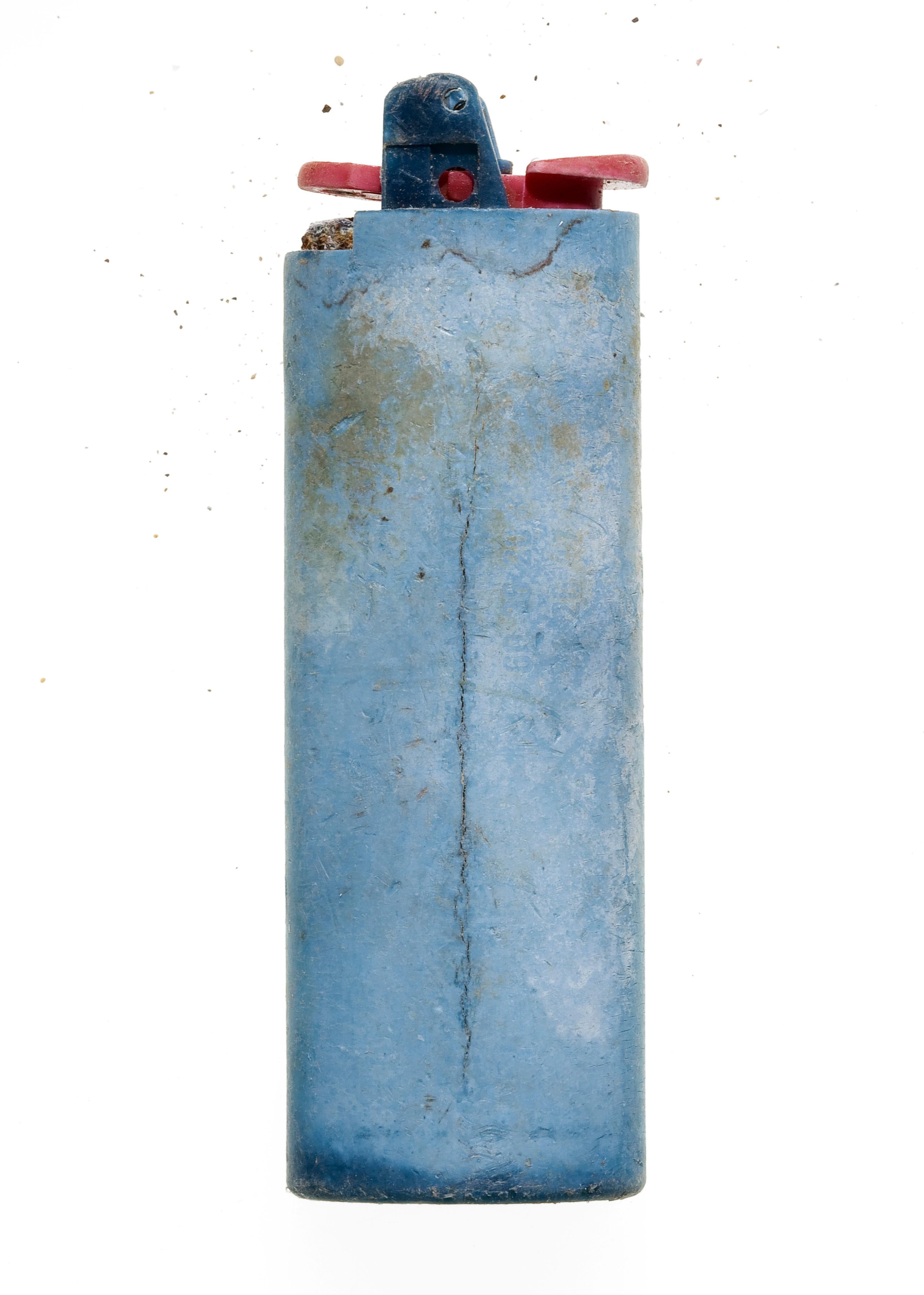 0079_Found-object photograph: lighter recovered on the coast of Menorca (Spain) For Sale 1