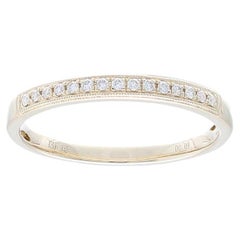 0.09 ctw Diamond Wedding Band 1981 Classic Collection Ring in 14K Yellow Gold