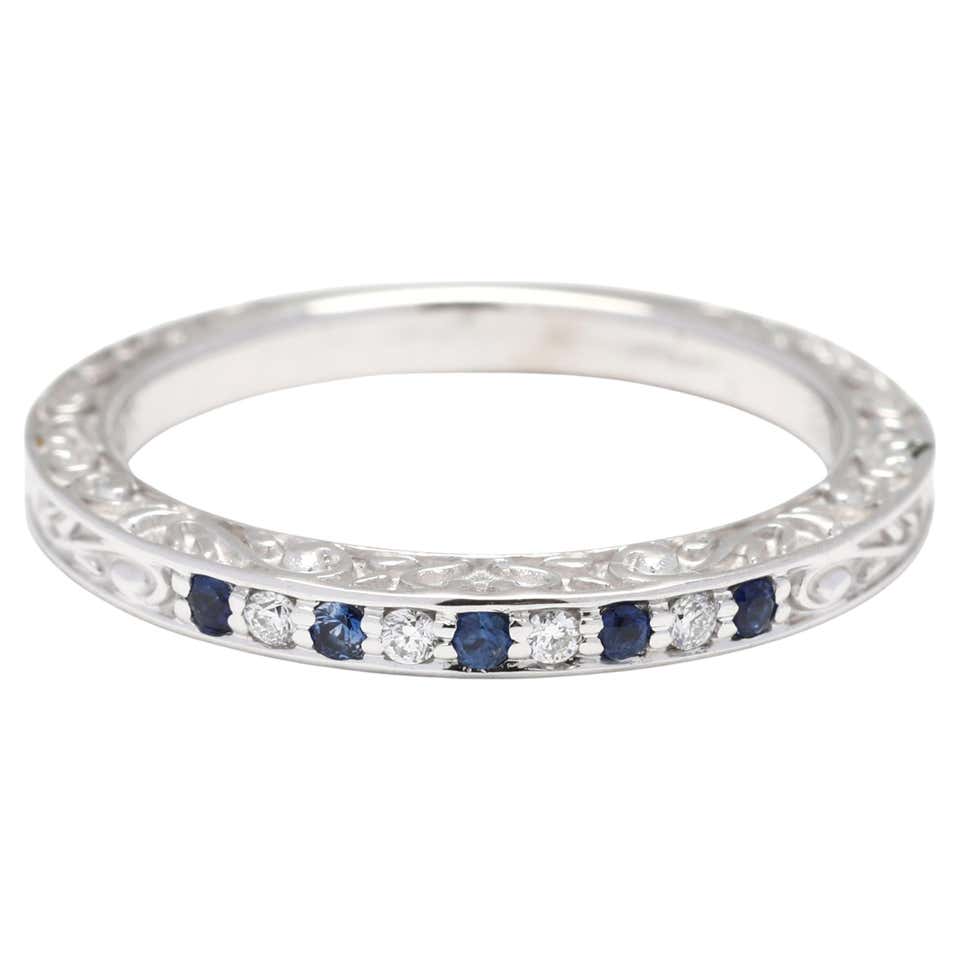 Antique Sapphire Band Rings - 1,879 For Sale at 1stDibs | saphire ring ...