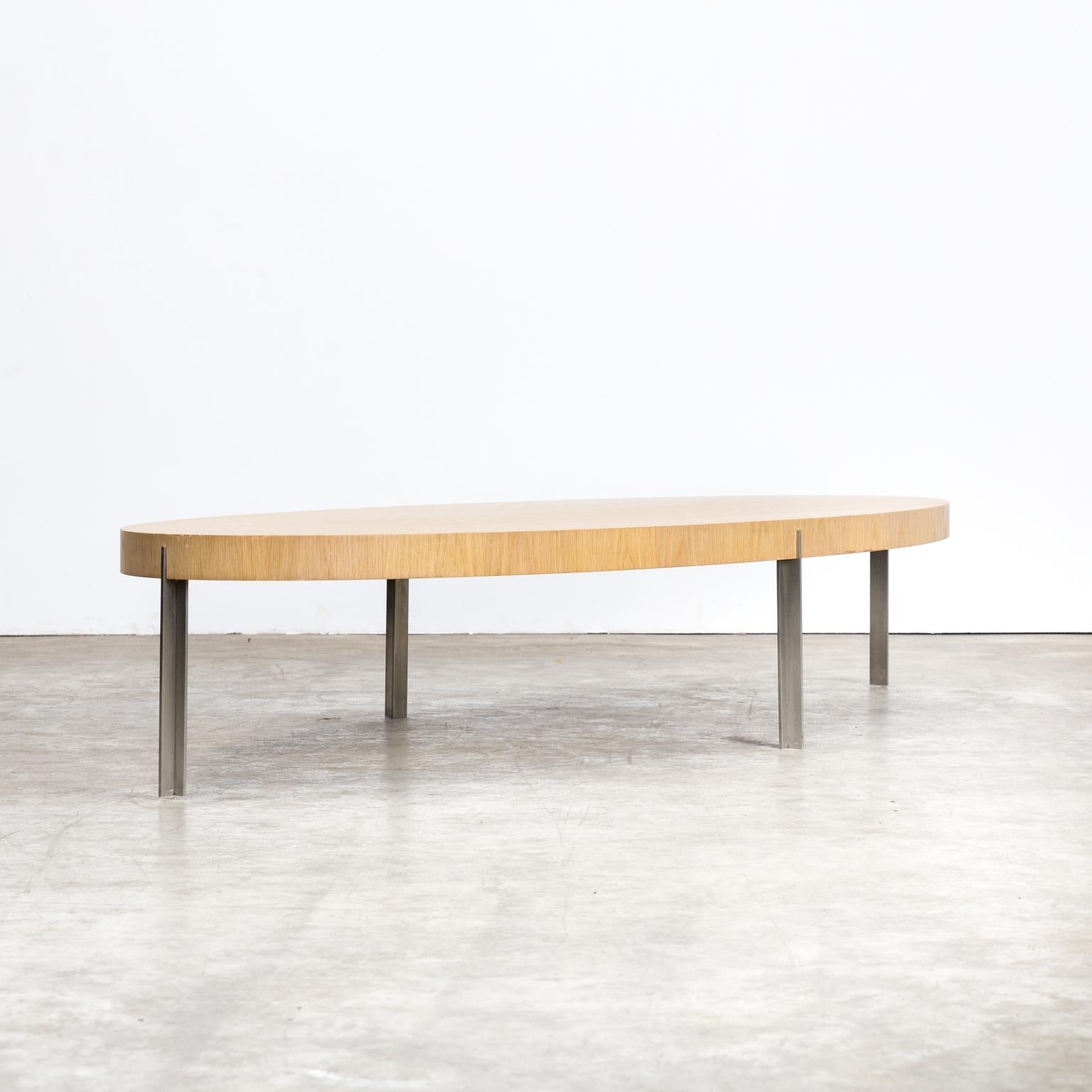 Contemporary 2000s Arco ‘2900’ Oak and Metal Surfboard Coffeetable For Sale