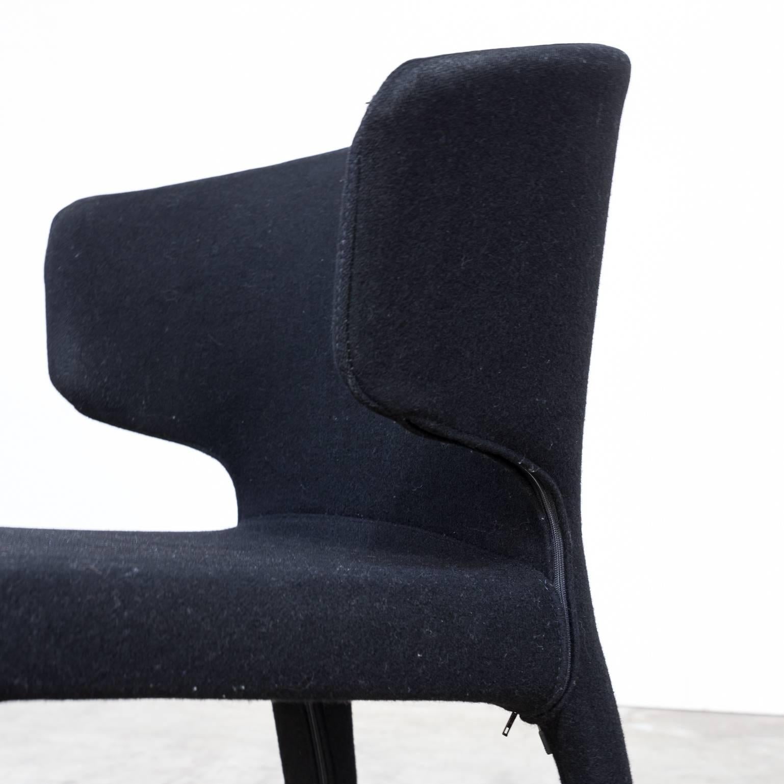 00’s Hannes Wettstein ‘367 Hola’ Chairs for Cassina Set of Four For Sale 4