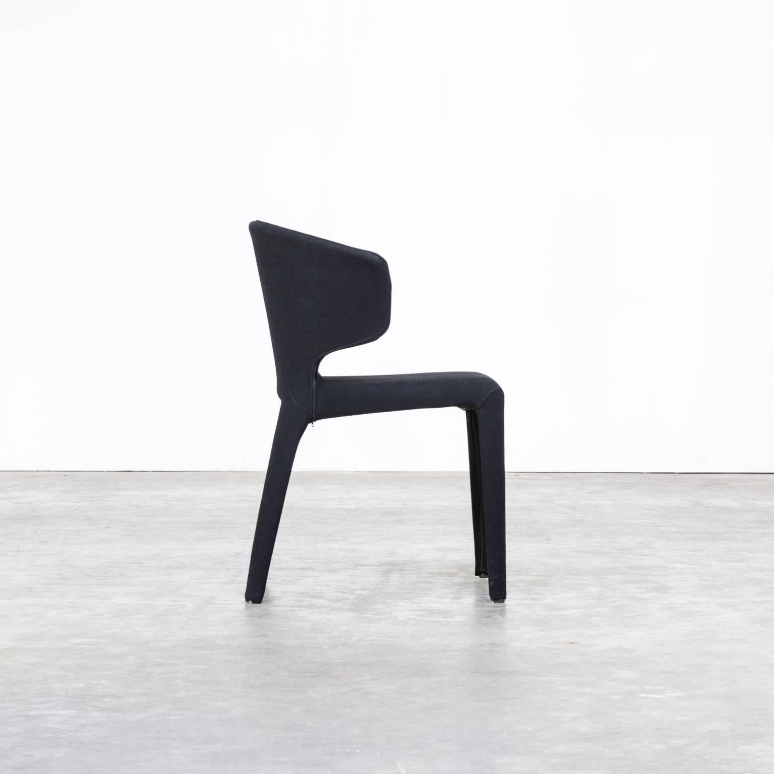 00’s Hannes Wettstein ‘367 Hola’ Chairs for Cassina Set of Four For Sale 1