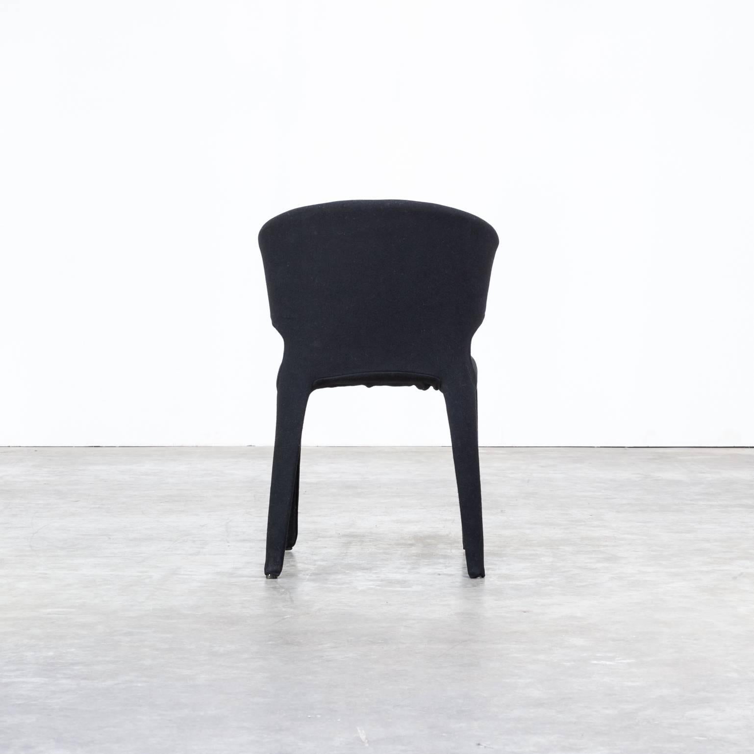 00’s Hannes Wettstein ‘367 Hola’ Chairs for Cassina Set of Four For Sale 2