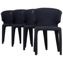 00’s Hannes Wettstein ‘367 Hola’ Chairs for Cassina Set of Four