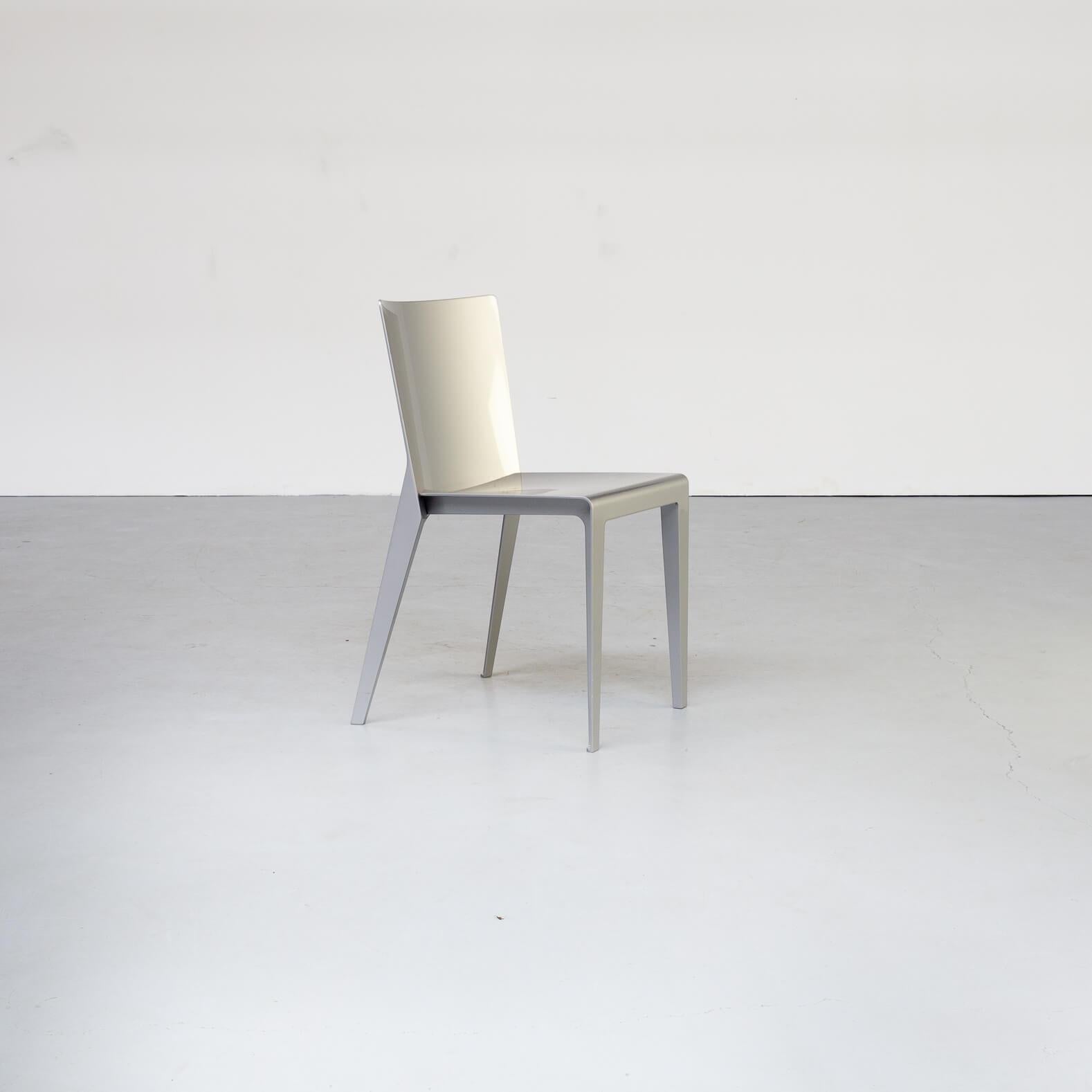 Italian 00s Hannes Wettstein ‘Alfa’ Dining Chair for Molteni & Co Set/4 For Sale