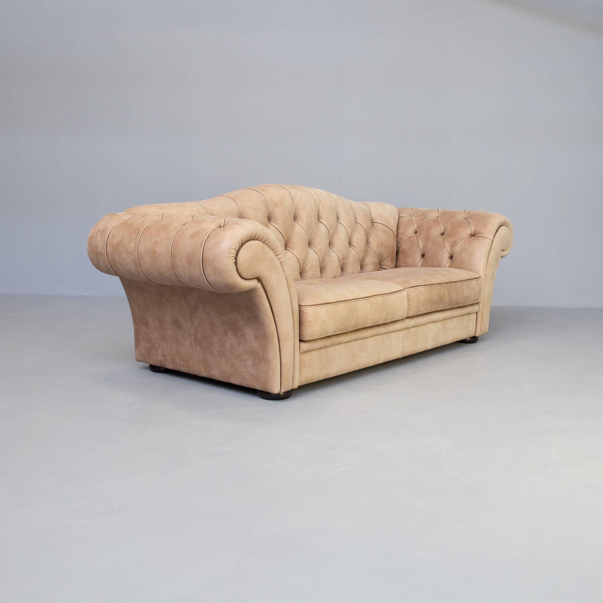 Italian 00s IDP Italia ‘sahara’ Chesterfield Sofa For Sale