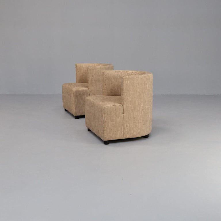 Zuivelproducten Vaag Stap 00s Paolo Piva 'Mokka 12812' Fauteuil for Wittmann Set/2 at 1stDibs