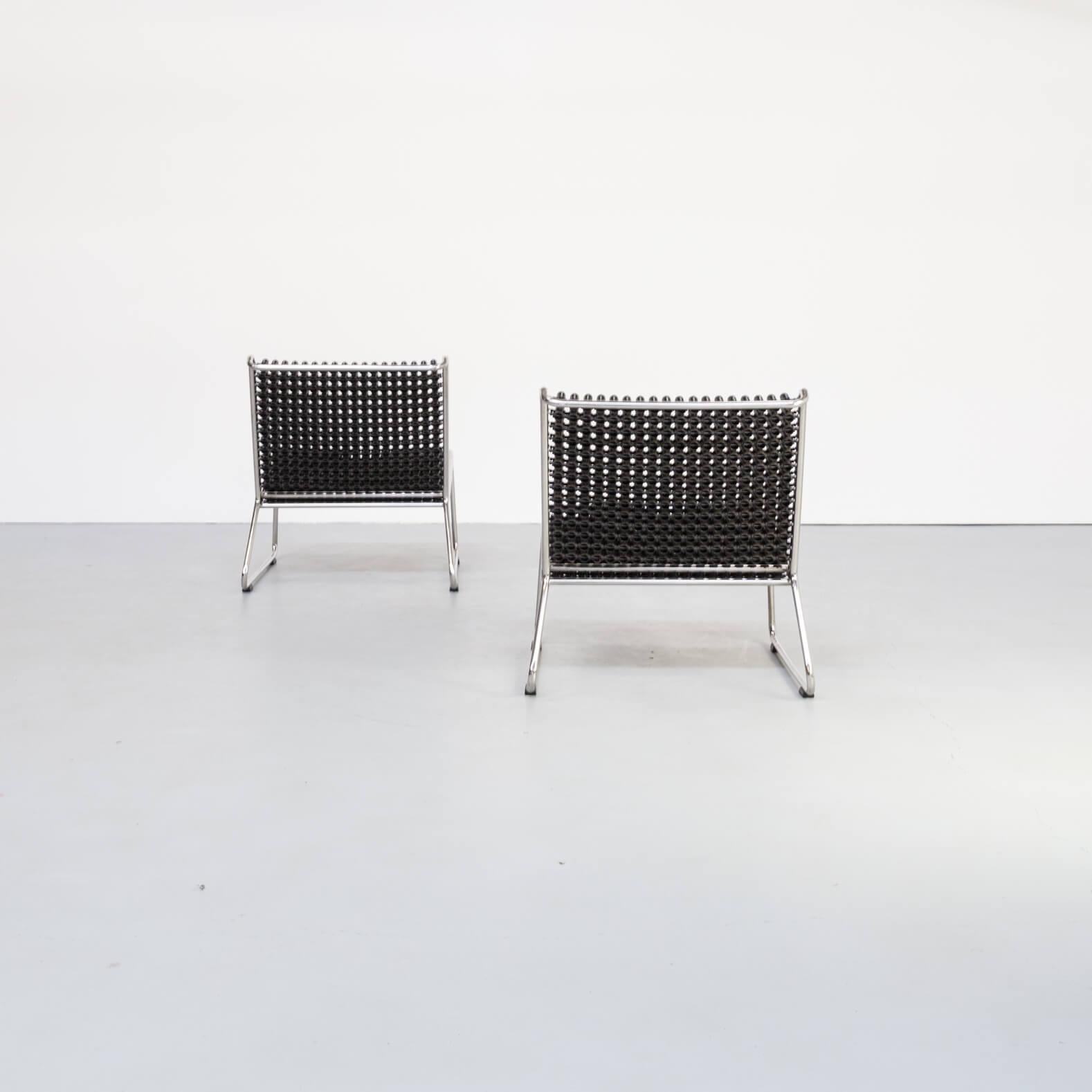 2000s Yos & Leonardo Theosabrata Lounge Fauteuils for Accupunto Set of 2 In Good Condition For Sale In Amstelveen, Noord