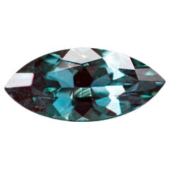 0.1 Carat Marquise Shape Natural Color-Changing Russian Alexandrite